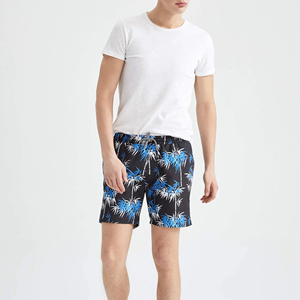 Premium Quality Summer <b>Men's</b> Board Shorts Swim <b>Trunks</b> Knitted Drawstring Closure Breathable Quick Dry Waterproof Zipper Pockets - Product Image 5