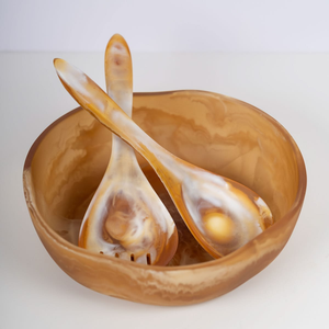 Artículo decorativo, tazón de resina de lujo, mejor precio, alta calidad, tazón de resina redondo para ensalada - Product Image 2