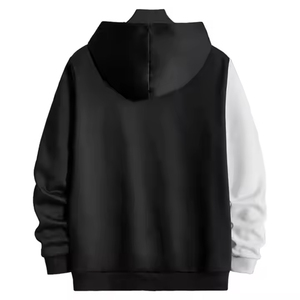 เสื้อผ้าสตรีทแวร์ผู้ชายทรงโอเวอร์ไซส์ ผ้าฝ้ายฟลีซ 100% ล้างสีแบบแอซิด พิมพ์ลายตามสั่ง ดีไซน์ใหม่ ระบายอากาศได้ดี ขายดีสำหรับฤดูหนาว - Product Image 2