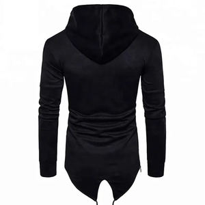 เสื้อฮู้ดผู้ชายสีพื้นผ้าฝ้ายฟลีซ 100% พร้อมกระเป๋าเสื้อ - เสื้อผ้าสำหรับออกกำลังกายและเล่นกีฬาที่เป็นมิตรกับสิ่งแวดล้อม - Product Image 4