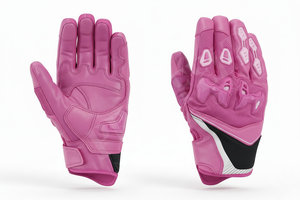 Gants de moto robustes pour la sécurité des mains, avec logo personnalisé, protection complète des doigts, respirants, antidérapants, en cuir, pour moto, OEM - Product Image 5