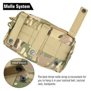Bolsa Táctica de Nylon MOLLE para Organización, Resistente al Agua, para Camping, Senderismo y Almacenamiento de Herramientas - Product Image 6