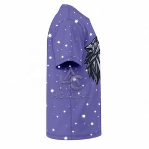 Camiseta de Hombre de Primera Calidad, Nueva Llegada, Sostenible, con Estampado de Galaxia y Estrellas, Estilo Urbano, Manga Corta, Gráfico Cósmico, Talla Grande - Product Image 5
