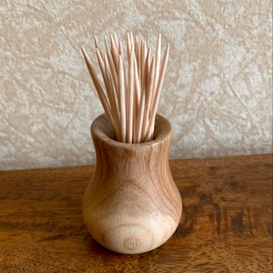 Compact Wooden Toothpick Holder <b>Box</b> For Toothpick Storage Kitchen Counter Dining Table And Office Use - Product Image 1