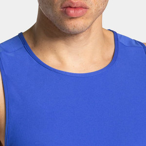 OEM Fitness Loose <b>Cropped</b> Design Regular Fit Tank <b>Top</b> Eco-Friendly Sleeveless O Neck 90% Spandex 10% Nylon High Stretchy - Product Image 4