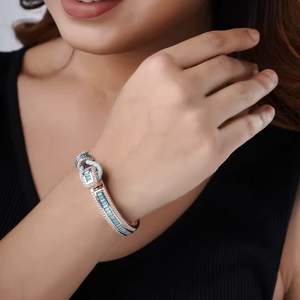 Montre-bracelet de luxe en pierre bleue pour femme, plaquée or, élégante, à quartz, pour soirée, bijou cadeau pour dames - Product Image 1