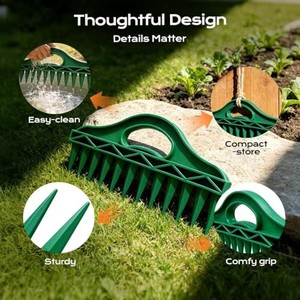 Pico de jardín plegable de madera de acacia con punta de acero - Herramientas manuales al por mayor - Product Image 1