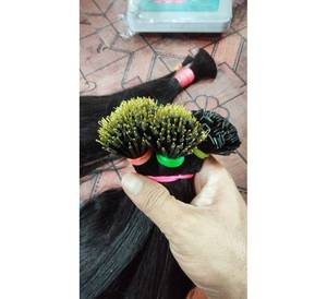 ผมต่อแบบ I-Tip ของแท้จากอินเดีย  แบบเส้นเดียวจากผู้บริจาคคนเดียว  ผมตรง/หยักศกธรรมชาติ  ติดด้วยเคราติน  ไม่พันกัน ไม่หลุดร่วง ราคาโรงงาน - Product Image 1