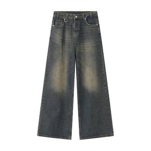 Pantalon cargo vintage pour homme, taille haute, 100% coton, léger, respirant, délavé à l'acide, effet vieilli, séchage rapide - Product Image 3