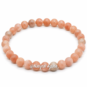 Bracelet en quartz rose 6 mm en gros – Bracelet extensible en perles de quartz rose naturel rond - Product Image 4