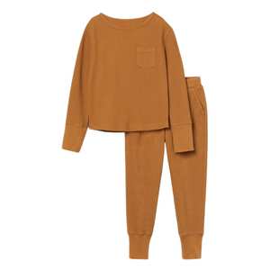 Pyjamas en coton unisexes, respirants, écologiques, vêtements de nuit pour enfants, doux, qualité supérieure, fabricant OEM pour les commandes en gros - Product Image 4