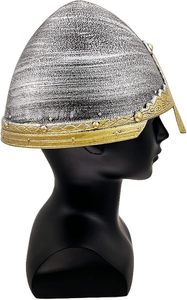 Casque Nasal Médiéval de Croisé en Métal Plaqué Style Antique Rond, Décoration d'Intérieur, Artefact pour Jeu de Rôle - Product Image 2