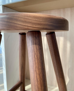 Tabouret de bar moderne en bois d'acacia, design rustique robuste, pour cuisine, salle à manger, extérieur, hôtel, style loisirs, mobilier pour bar à domicile, salon - Product Image 6