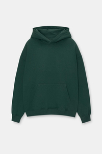 Stylish Thick 500GSM French Terry 100% Cotton Hoodies Men Custom Blank Pullover Embossed Streetwear Drop Shoulder High Quality - Product Image 3
