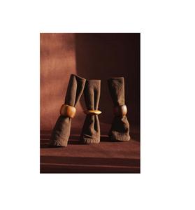 แหวนรองผ้าเช็ดปากไม้สุดหรู ช่วยเพิ่มบรรยากาศบนโต๊ะด้วยพื้นผิวธรรมชาติที่งดงาม - Product Image 2