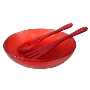 Bol à salade en résine époxy fait main, produit phare, taille personnalisable, pour la table, en vente - Product Image 3