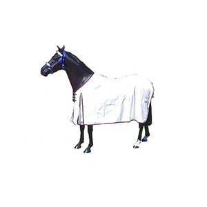 Tapis d'été pour chevaux 100% coton à carreaux - Product Image 1