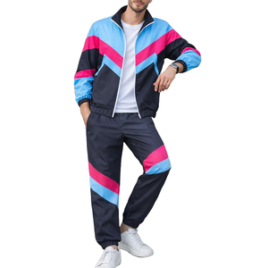 Conjunto Deportivo para Hombre, Chaqueta Cortavientos y Pantalones Deportivos de Nailon, Ropa Deportiva Personalizada para Fitness y Running - Product Image 1