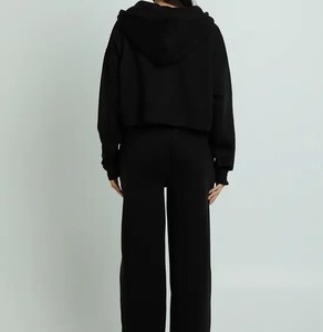 Conjunto de Sudadera y Pantalones de Corte Holgado para Mujer, Fabricante de Ropa al por Mayor con Logotipo Personalizado OEM/ODM y Marca Privada - Product Image 2