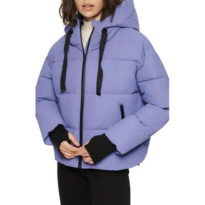 Custom Women's Puffer Down <b>Jacket</b> Warm <b>Quilted</b> Down Bubble <b>Jacket</b> Winter Outdoor Long Padded Puffer Coats for Ladies - Product Image 4