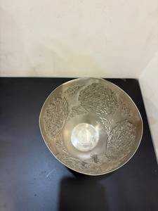 6 Inch Brass <b>Chocolate</b> Bowl with <b>Pink</b> Resin Base Customizable <b>Chocolate</b> Accessories Manufacturer for Home, Restaurant and Events - Product Image 2