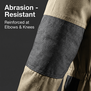 Vêtements de travail antistatiques pour hommes, combinaisons de travail de sécurité pour mécaniciens, multi-poches, double fermeture - Product Image 4