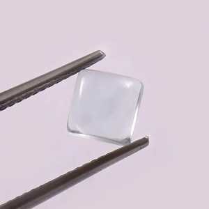 Topacio Azul Cielo Cuadrado Cabujón Piedra Preciosa Suelta con Reverso Plano para Fabricación de Joyas al por Mayor de la Más Alta Calidad - Product Image 1