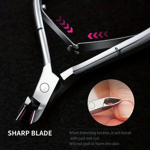 Coupe-cuticules en acier inoxydable, outil de manucure et pédicure de précision pour l'élimination impeccable des peaux mortes, accessoires de pédicure, cadeaux - Product Image 6