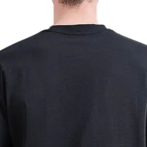 เสื้อยืดคอกลมสีดำพรีเมียมสำหรับผู้ชาย แขนสั้น ผ้าฝ้าย เสื้อยืดเปล่าสำหรับสกรีนลาย เสื้อผ้าขายส่ง - Product Image 4