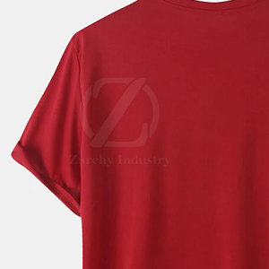 T-shirts pour hommes à usage extérieur, polyester/coton de haute qualité, écologiques, séchage rapide, respirants, manches courtes, nouveau design - Product Image 4