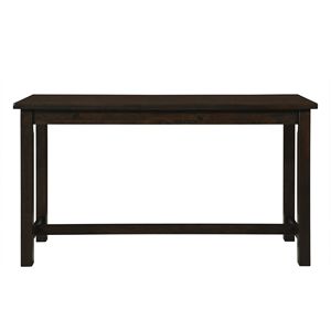 4pc Espresso Finish Counter Height Dining <b>Set</b> USB Ports Power Outlets 3 Casual <b>Stools</b> Built-in Drawer <b>Table</b> Convenient Features - Product Image 5