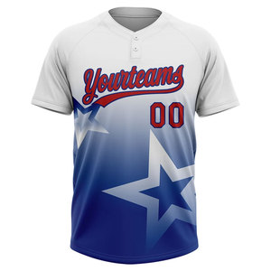 Camiseta de Béisbol Sublimada Personalizada para Hombre, Uniforme de Equipo de Manga Corta, Camiseta de Softbol con Botones - Product Image 5
