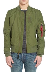 Custom Logo Front Premium Canvas Warm Breathable Windproof Bomber Jacket Fashionable High Quality Customizable for <b>Men</b> Winter - Product Image 3