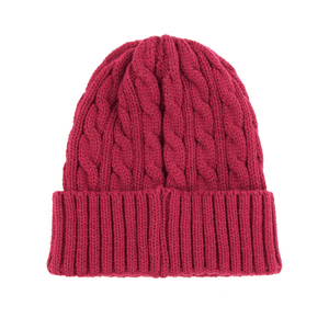 Unisex Solid Color Knit Beanie Hat 100% Acrylic Cuffed <b>Winter</b> <b>Cap</b> Casual Style for Adults Gray Red - Product Image 4