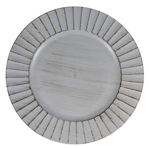 Assiettes de présentation en métal argenté effet miroir de luxe, vente en gros, élégantes pour décoration de table de mariage, centre de table, ensemble d'assiettes de dîner - Product Image 6