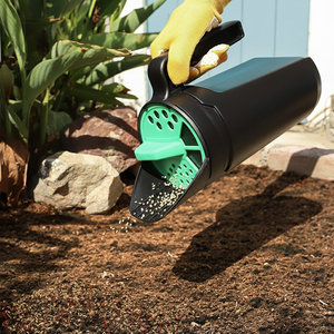 Plastic Hand <b>Spreader</b> 4LB Capacity Portable Hand-Held Modern <b>Fertilizer</b> Ice Melt Rock Salt Grass Seed Ergonomic ODGGAR022 - Product Image 2