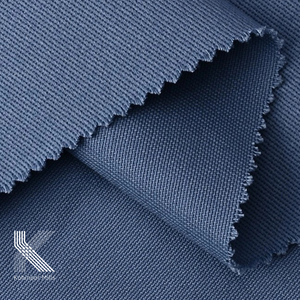 Tissu sergé extensible 97% coton 3% élasthanne 290GSM pour pantalons de travail, pantalons et chinos - Product Image 3