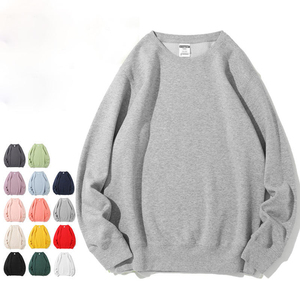 Custom Logo Embroidery Unisex Crew Neck <b>Men's</b> Hoodies & Sweatshirts Oversized Long Sleeve With Print for <b>Men</b> & Women - Product Image 1