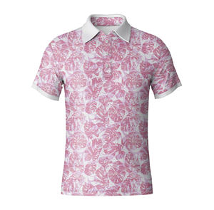 Polo de golf de luxe pour hommes, en polyester et élasthanne, motifs exceptionnels, pour vêtements de sport en plein air – Fournisseur de choix - Product Image 2