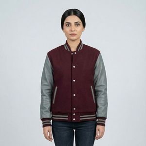 Top Selling Custom Latterman College Winter Quilted 100% Wool Breathable Windproof Varsity <b>Jacket</b> <b>Baseball</b> Bomber Vintage - Product Image 4