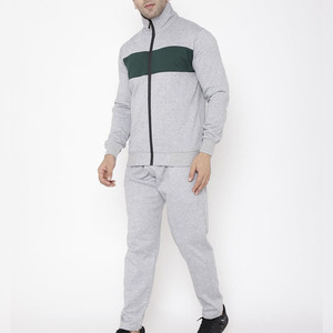 Customized Men's Oversized <b>Cropped</b> 360G Heavyweight Tracksuit Hoodie Sweatpants <b>Zip</b> <b>Up</b> Sweat Suit Premium Sportswear - Product Image 2