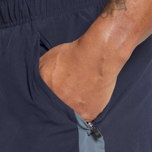 กางเกงขาสั้นกีฬาผู้ชาย 7 นิ้ว 2 in 1 สีน้ำเงินเข้ม สีน้ำเงินเหล็ก แห้งเร็ว สำหรับออกกำลังกาย วิ่ง เทรนนิ่ง และฝึกซ้อม - Product Image 6