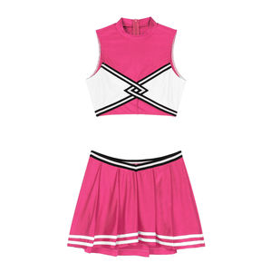 Nouvelle Arrivée Prix Usine Fabriqué au Pakistan Uniforme de Cheerleading pour Femmes Réversible Dernier Style Ensembles Sans Manches Personnalisables En Promotion - Product Image 6