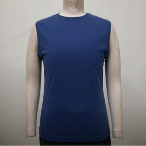 Débardeur en coton premium pour homme, sans manches, décontracté, pour la gym, tissu respirant, couleur unie, confortable, style été, pour le fitness quotidien - Product Image 1