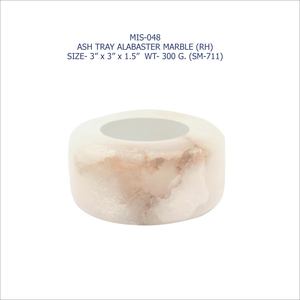 Cenicero de Alabastro Blanco de Lujo, Moderno y Ligero, Accesorio para Fumar de Diseño para el Hogar o Bar, Precio al por Mayor Premium - Product Image 3