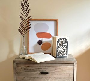 <b>Decorative</b> Heavy Duty <b>Book</b> Holders for Home Office Non Slip <b>Book</b> Stoppers for Heavy <b>Books</b> Stylish <b>Book</b> Shelf Organizer - Product Image 6