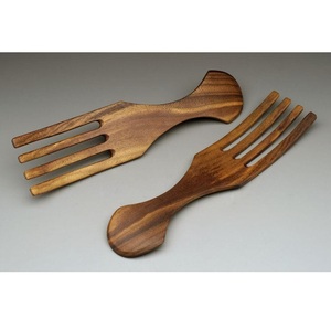 Batidor de Ensaladas de Madera Premium para Chefs Caseros, Utensilio de Cocina de Estilo Rústico para Cocinas Campestres - Product Image 1