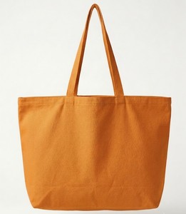 Bolsa de Mano de Lona de Algodón Rosa con Cremallera, Bolso de Hombro de Gran Capacidad para Compras, Viajes Diarios y Uso en el Supermercado - Product Image 2