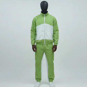 Conjunto Deportivo de Dos Piezas para Hombre, Chaqueta Cortavientos de Alta Calidad, Estilo Urbano, Logotipo Personalizado, Color Sólido, Verano, Ecológico, Ligero - Product Image 2