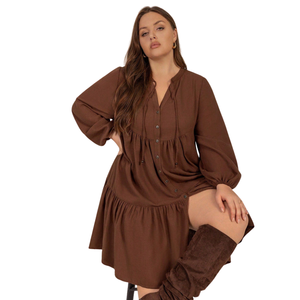 Vestido Midi de Algodón Estampado para Mujer, Uso Diario - Product Image 6